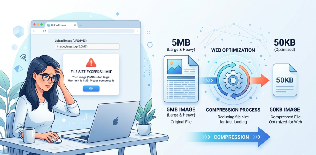 Free Online Image Compression to 50KB